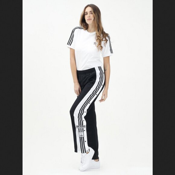 ADIDAS Women's Black / White Adibreak Pants - Picture 11 of 12